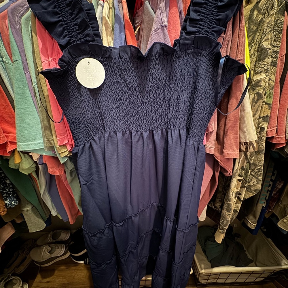Hill House Home The Ellie Nap Dress - Navy XXL Wrinkle Resistant